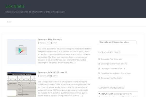 link-gratis.com.ar site used CleanPress