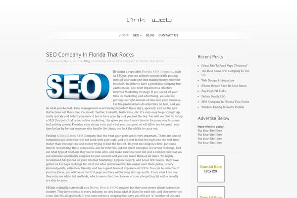 SimplePress theme site design template sample