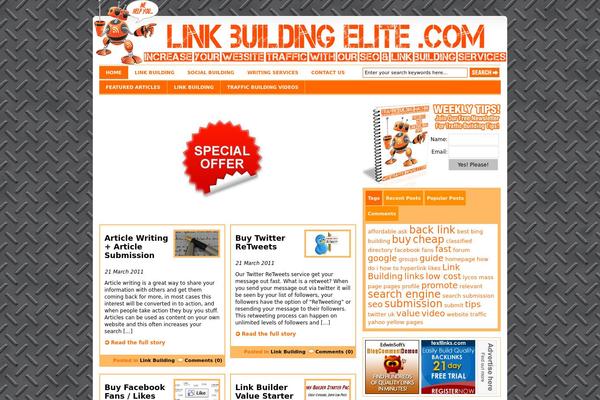 Gazette theme site design template sample