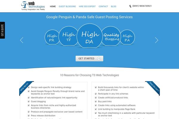 GeneratePress theme site design template sample