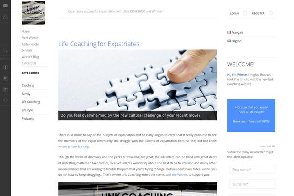 Magazine theme site design template sample