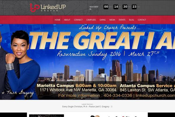 Churchope theme site design template sample