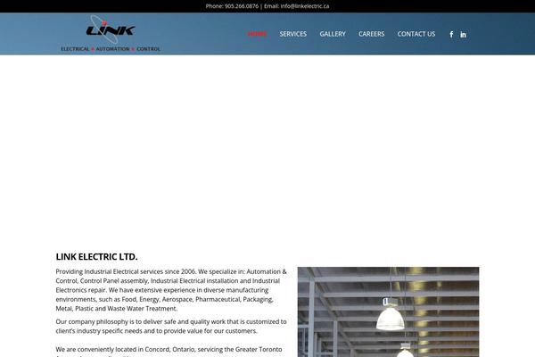 Bridge theme site design template sample