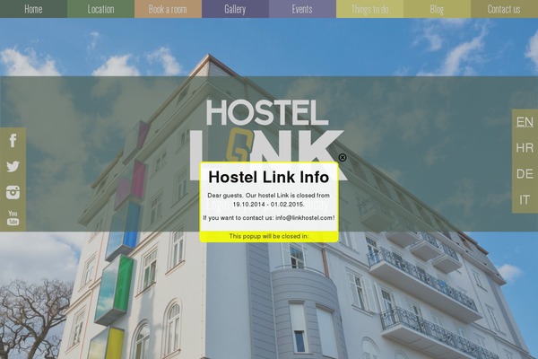 linkhostel.com site used Linkhostel