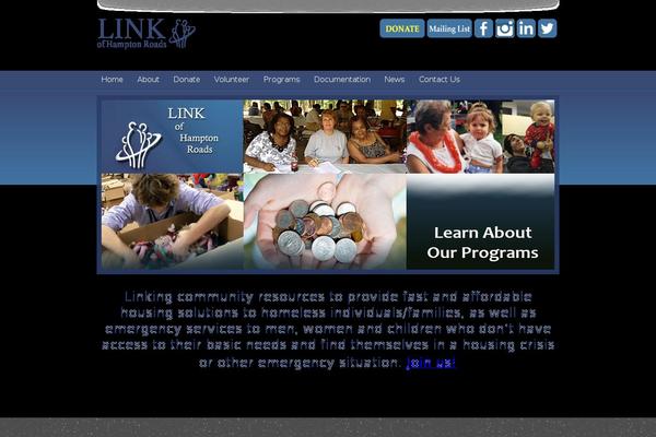 Link theme site design template sample