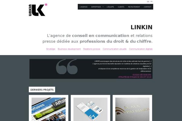 linkin.fr site used Stand