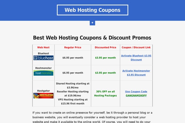 Stork theme site design template sample