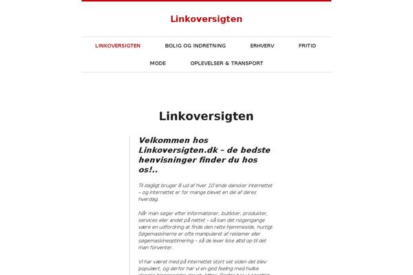 linkoversigten.dk site used Bosco