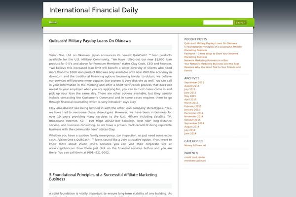 Tmp theme site design template sample