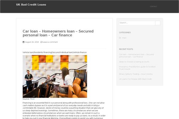 Sparkling_child theme site design template sample
