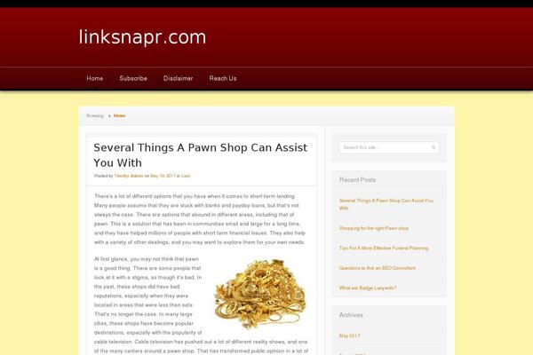 Nuntius theme site design template sample
