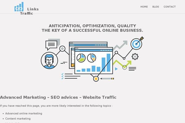 linkstraffic.net site used Linksdesigntrend