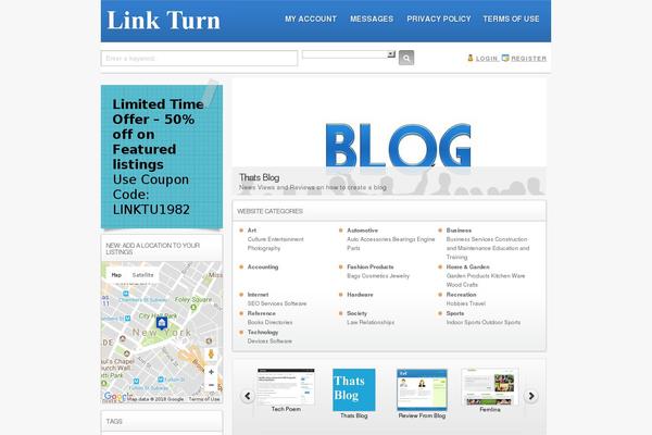 Directorypress theme site design template sample