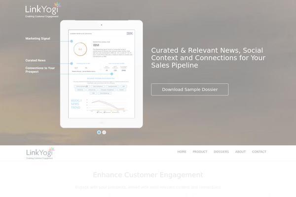 Rient theme site design template sample