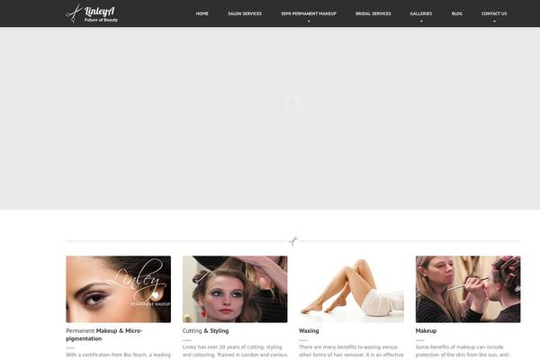 HairPress theme site design template sample