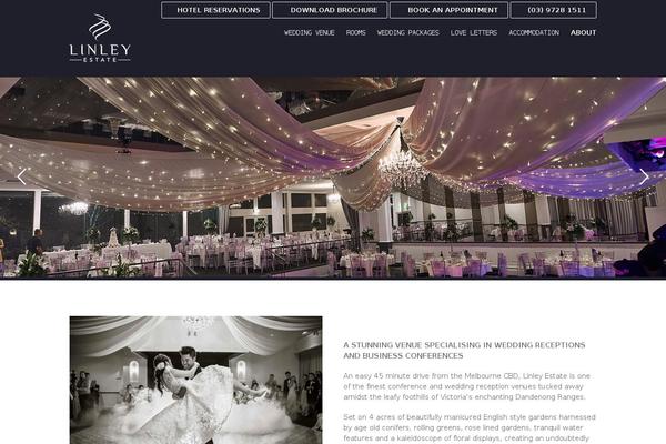 linleyestate.com.au site used Easyweddings