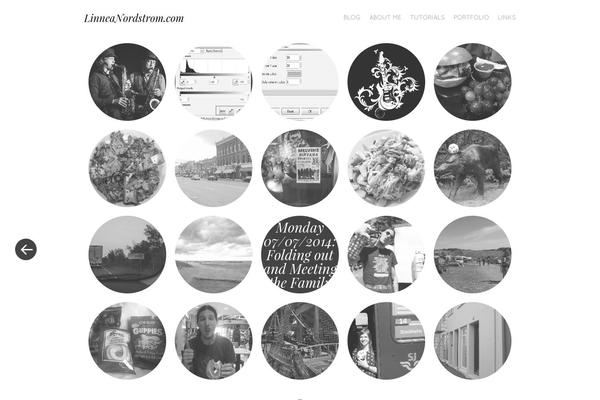 Site using Flickr Justified Gallery plugin