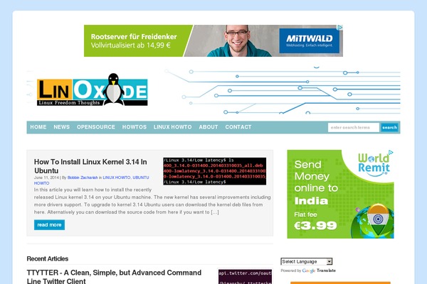Generatepress-child theme site design template sample