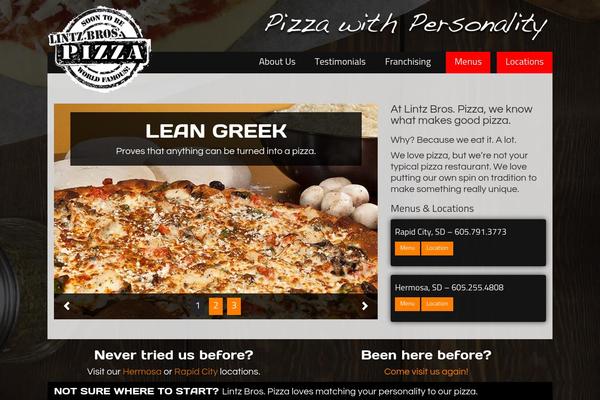 lintzbrospizza.com site used Lintzbros
