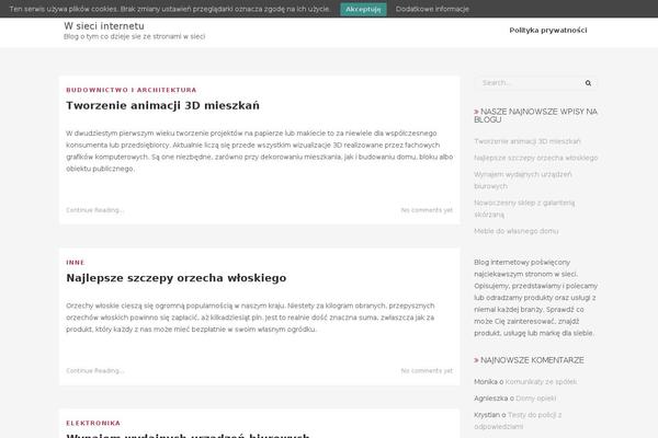 Vito theme site design template sample