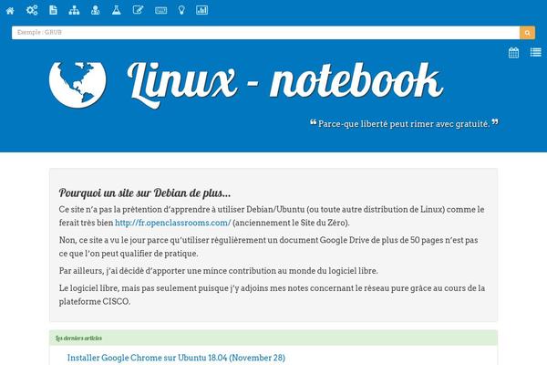 Notebook theme site design template sample