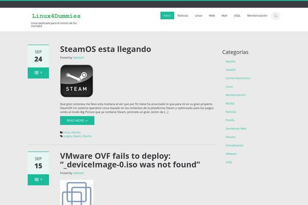 Ascent theme site design template sample