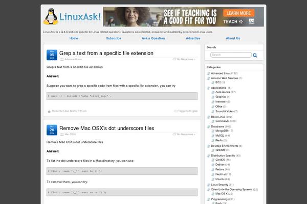 Site using Yet Another Related Posts Plugin (YARPP) plugin