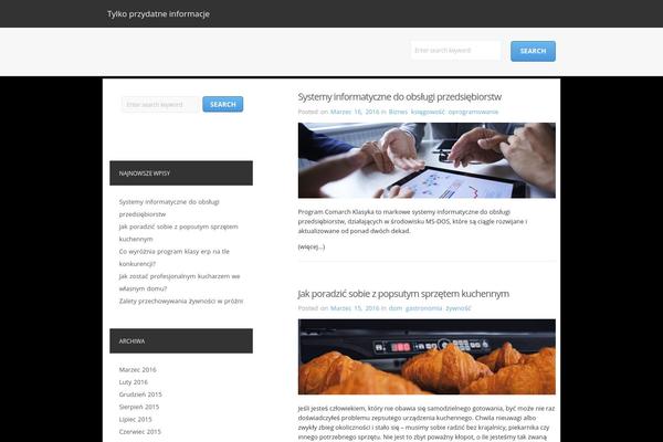 Simple Classic theme site design template sample