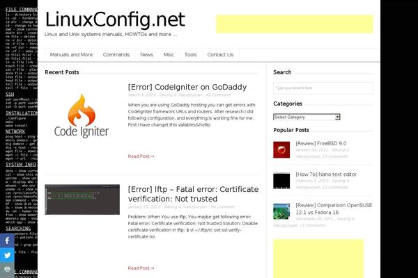 linuxconfig.net site used Point