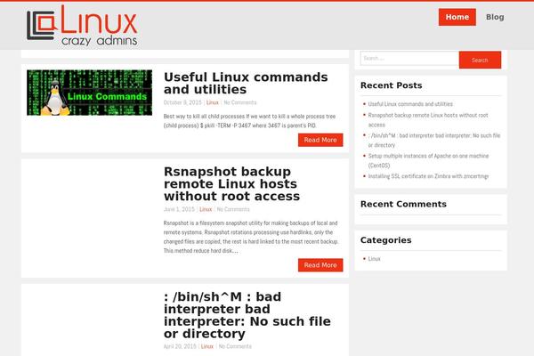 linuxcrazyadmins.com site used Miomio
