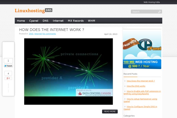 linuxhostingdns.com site used Linuxid