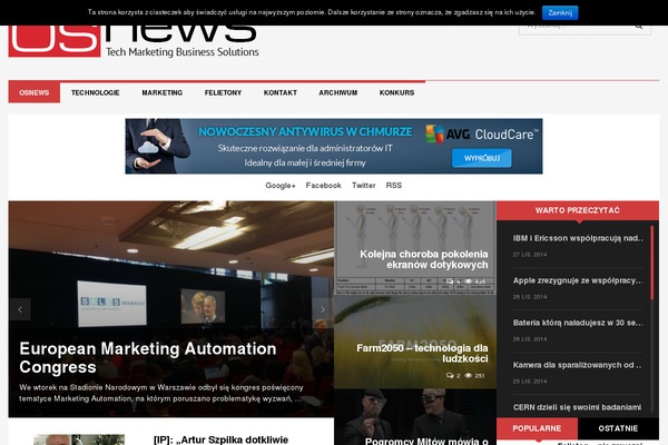 linuxnews.pl site used Focusmagazine