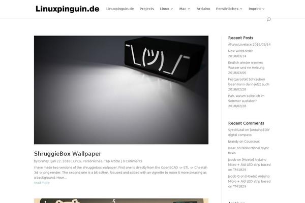 Site using Elegantbuilder plugin