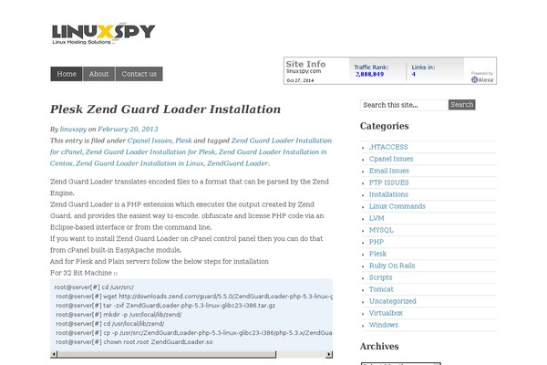 linuxspy.com site used tweaker3