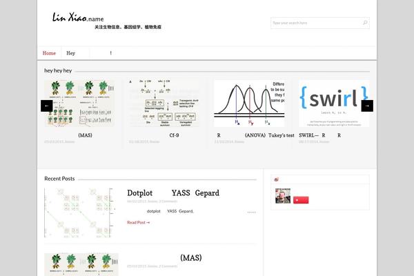 Lightly theme site design template sample