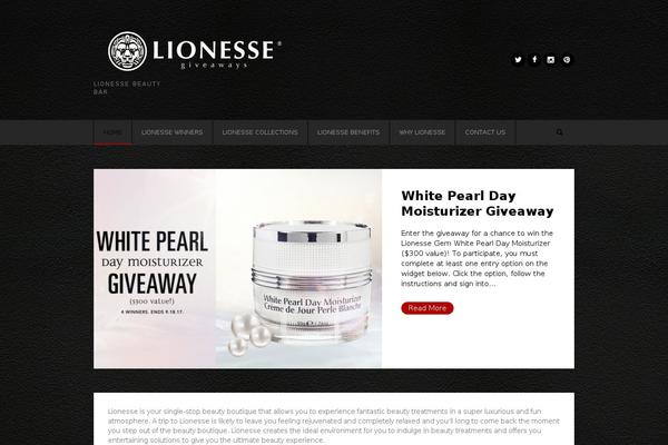 LuxMag theme site design template sample