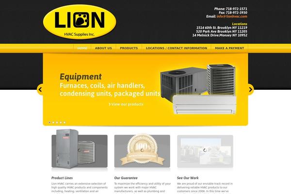 Modernize theme site design template sample