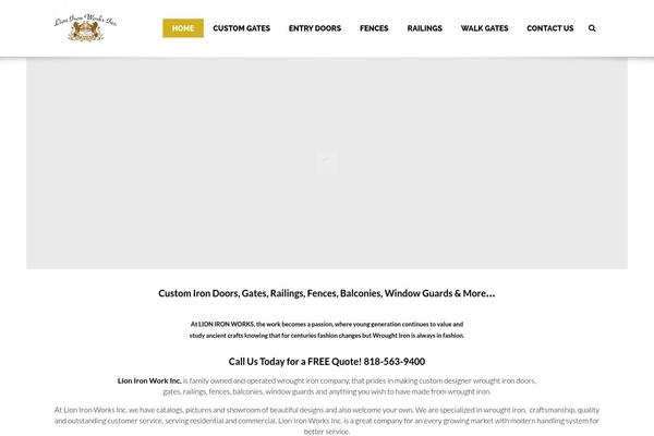 lionironwork.com site used Nexon