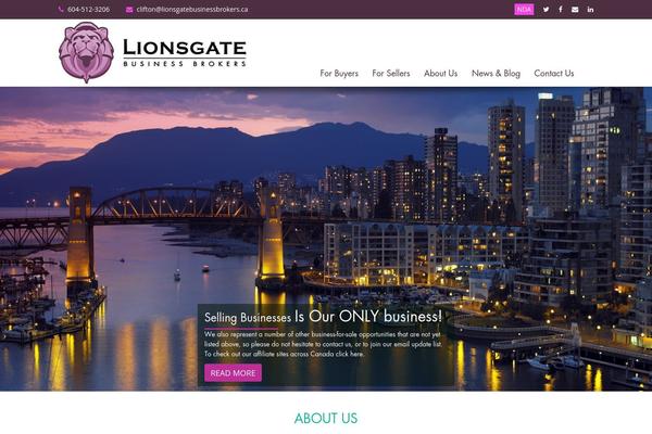 lionsgate theme websites examples