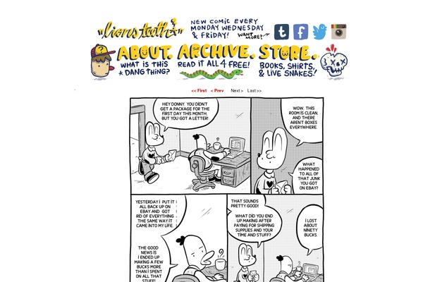 lionsteeth.net site used Easel