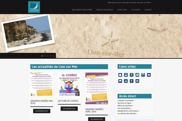 Lucidpress theme site design template sample