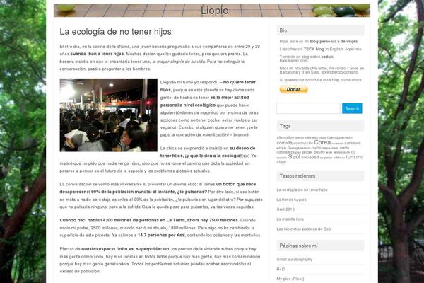 Iconic One theme site design template sample