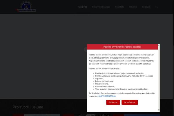 Site using Wp-terms-popup plugin