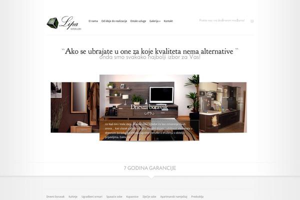 Modest theme site design template sample