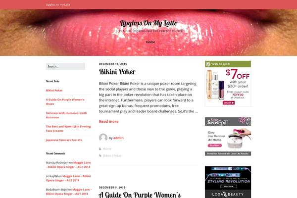 Make theme site design template sample