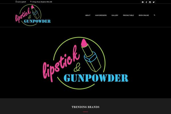 Coiffeur theme site design template sample