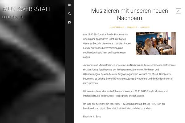 Site using Flash MP3 Player plugin