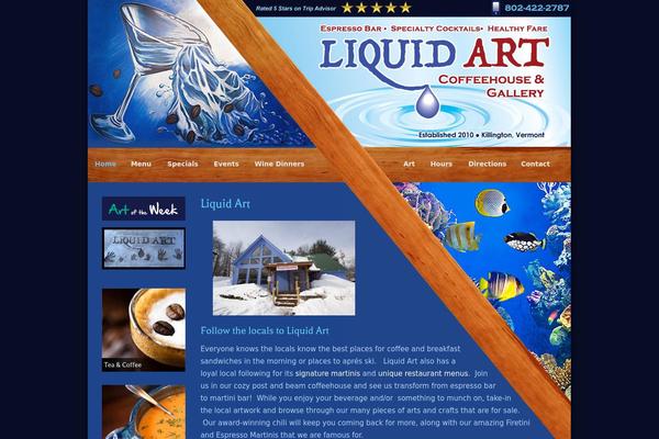 The Flavour theme site design template sample