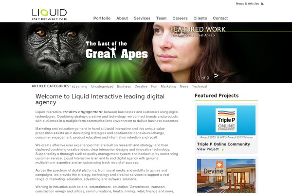 liquidinteractive.com.au site used Liquidinteractive
