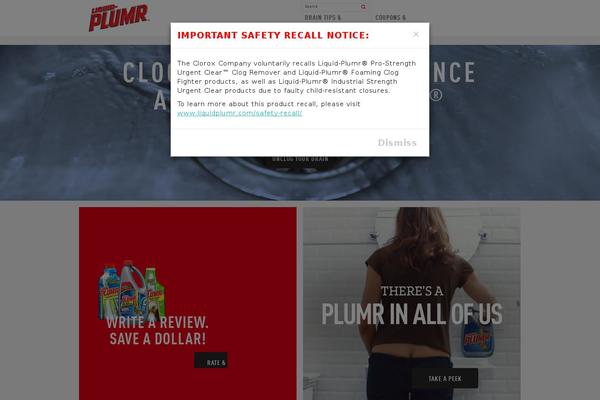Site using Clorox-preference-center plugin